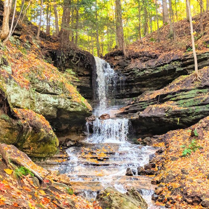 Waterfall Munising, MI Horseshoe Falls & Gift Shop