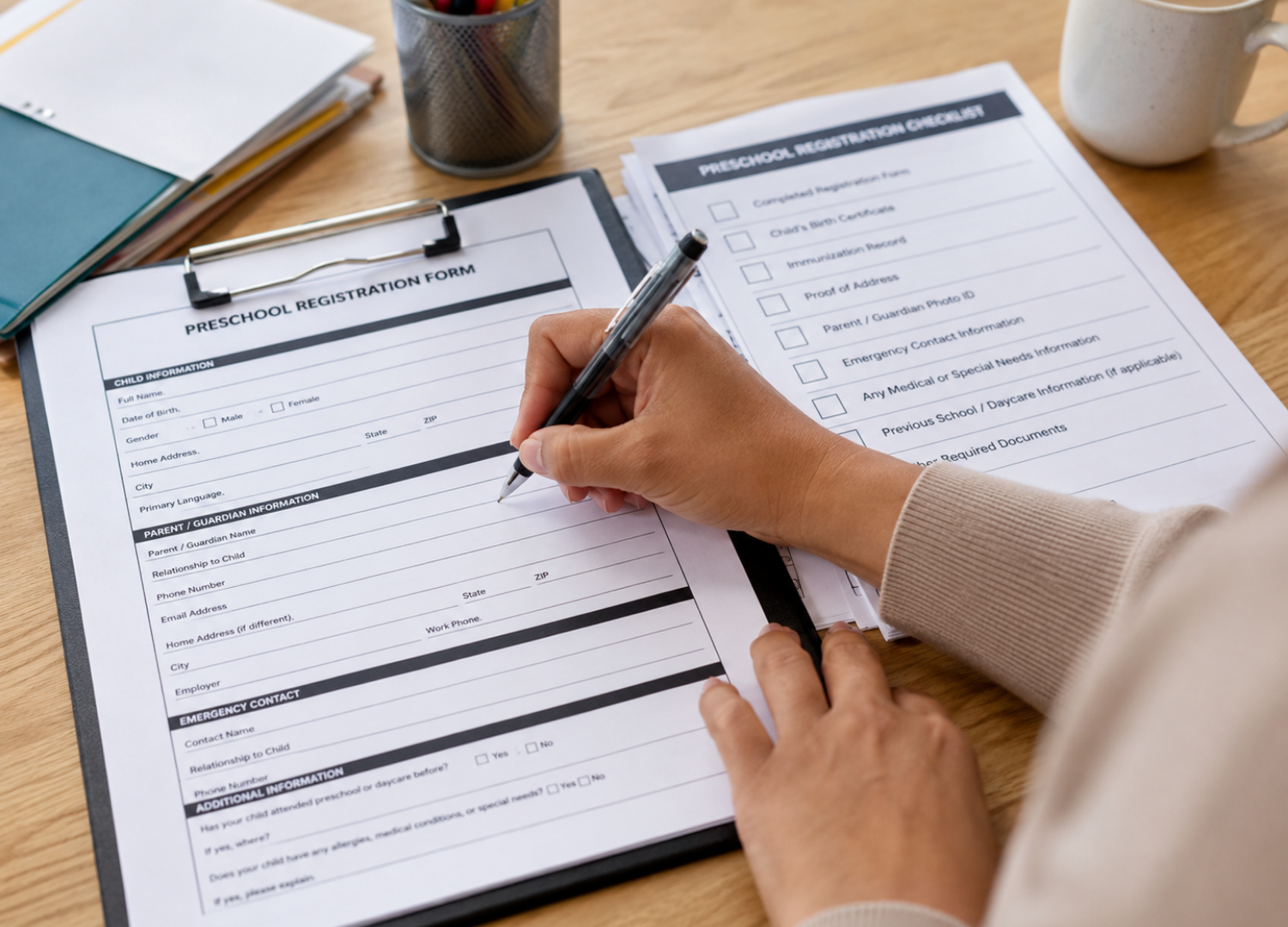 preschool registration errors checklist for parents