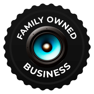 Black badge with