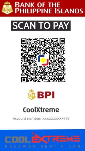 BPI Bank Transfer Avilable at palawanrentacar.com Online Payment Car Rental Palawan