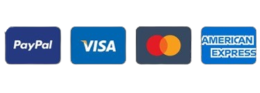 Credit card payment symbol indicating that we accept all types of credit cards and PayPal for car rental payments in Palawan, ensuring convenient and secure transactions for our customers.