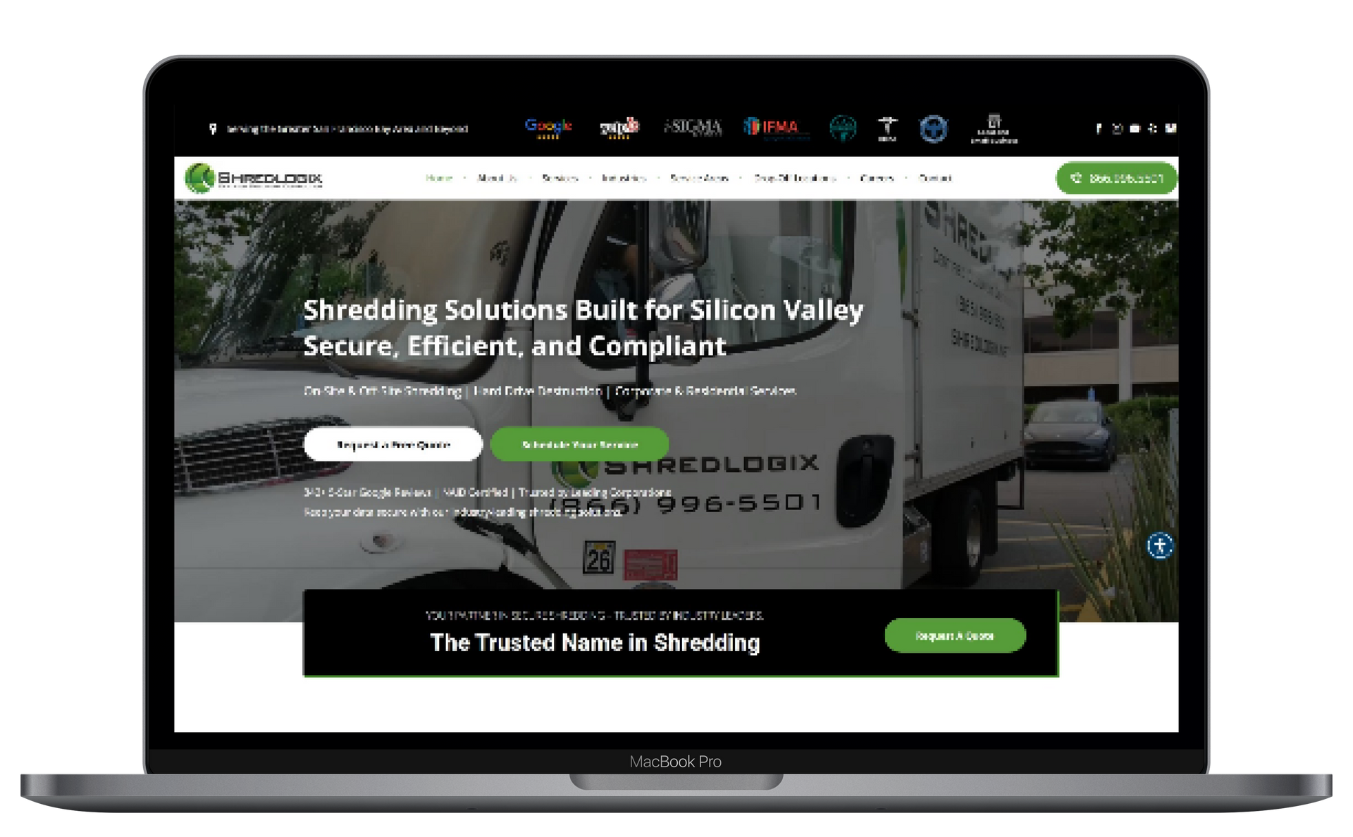 Shredlogix Website Preview