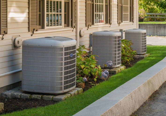 Two air condition outdoor — Bear Air Conditioning In Bateau Bay, NSW