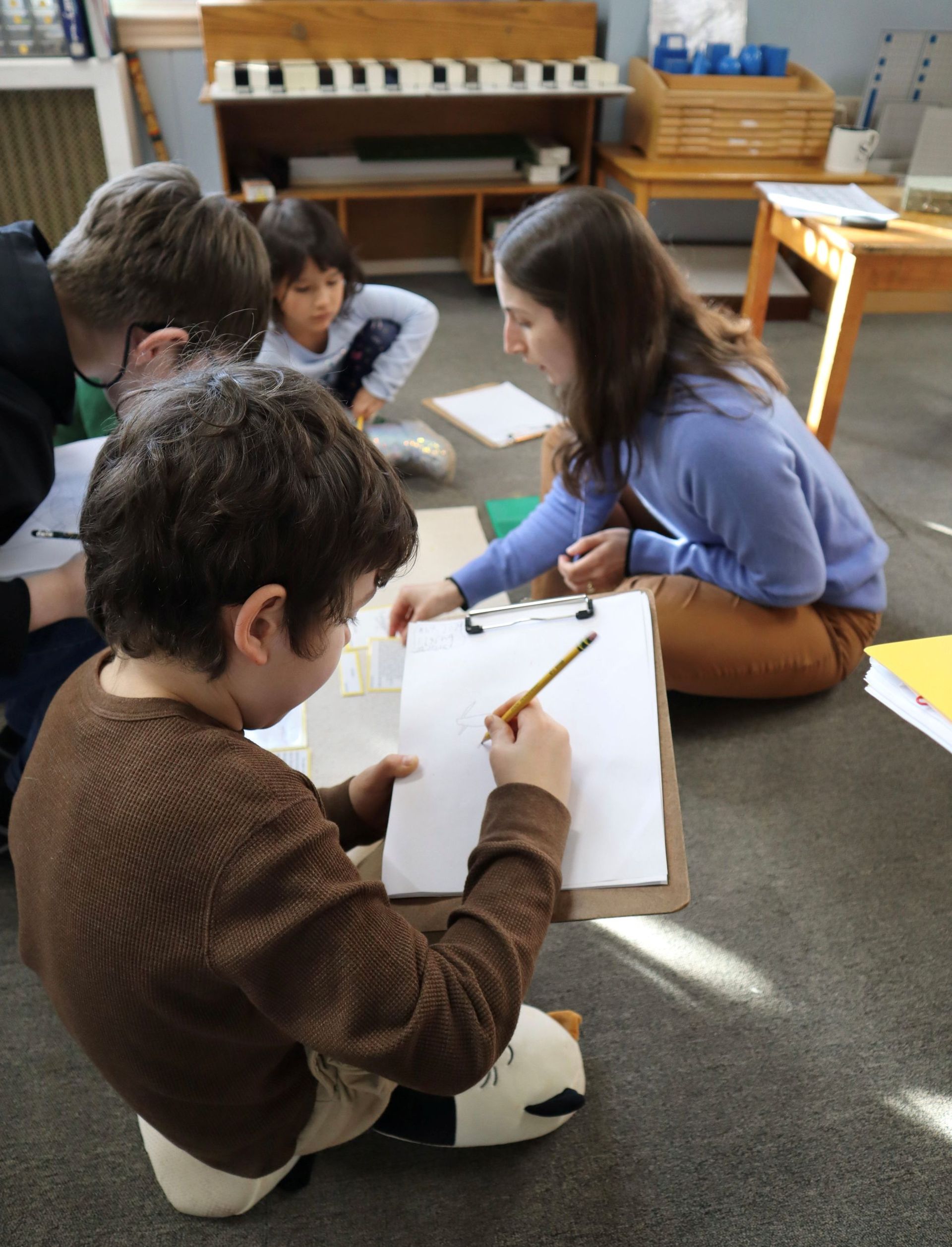 Montessori children dressed as historical figures