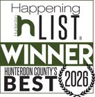 Hunterdon Happening H List Winner, Hunterdon County’s Best 2026 badge in green, black and white