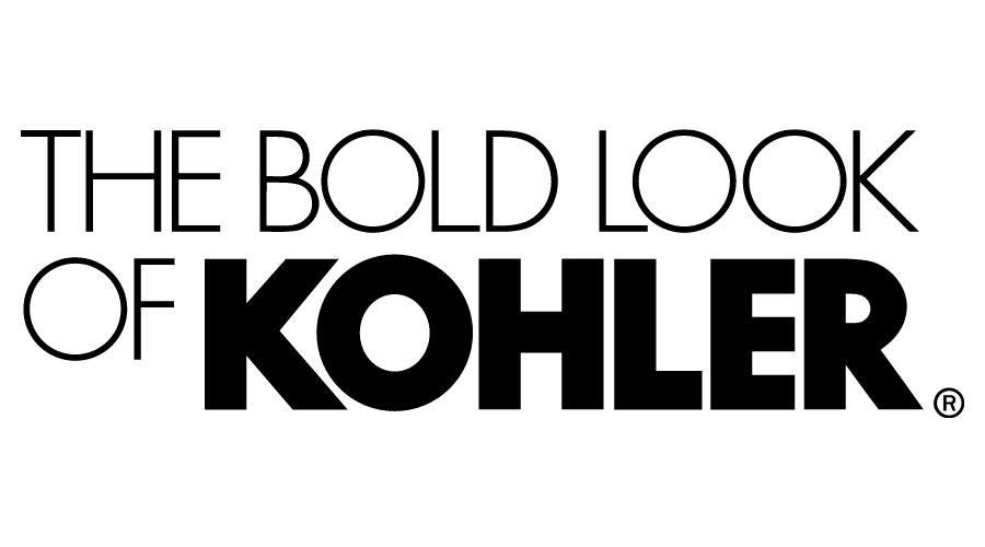 The Bold Look of KOHLER logo in black text.