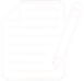 A white square with a black border on a white background.