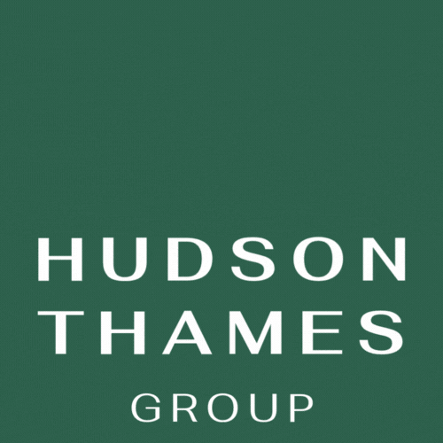 HudsonThames Group, LLC logo: London Underground-style sign with text 