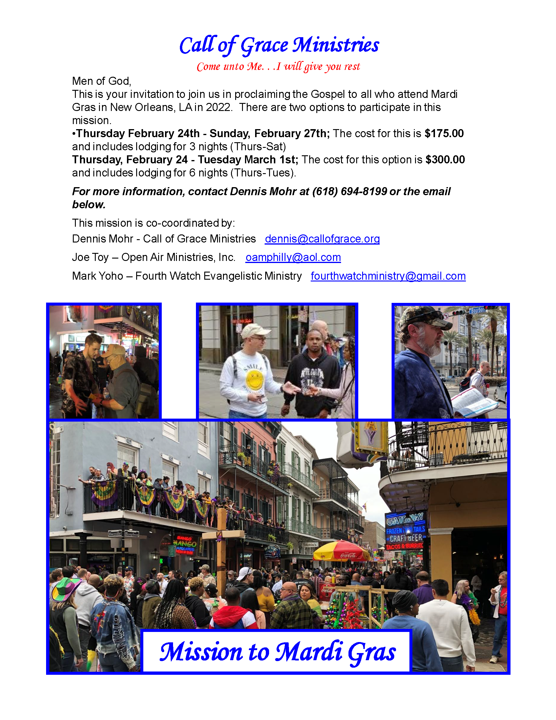 image of sports outreach Mardi Gras