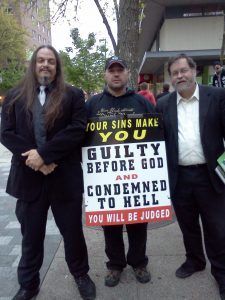 image of biblical evangelism Univ. of Wisconsin La-Crosse football