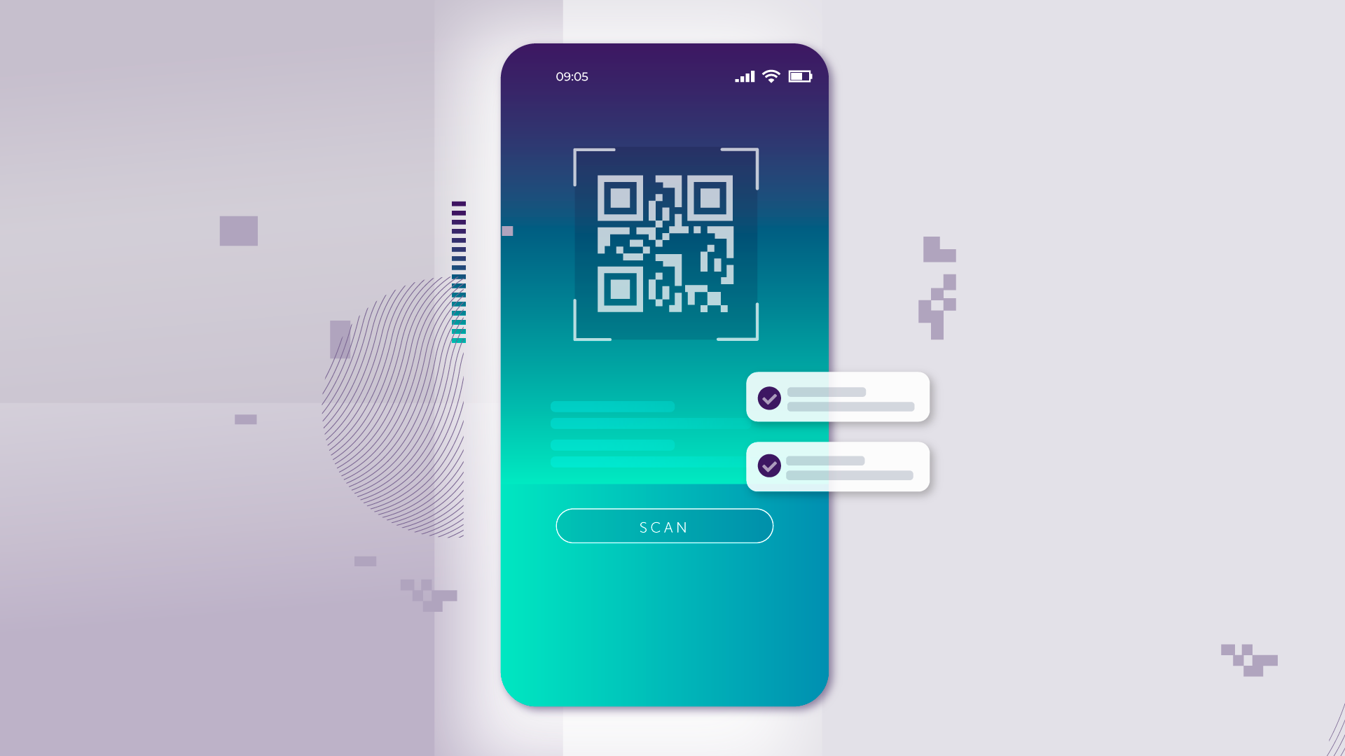QR code based e-label