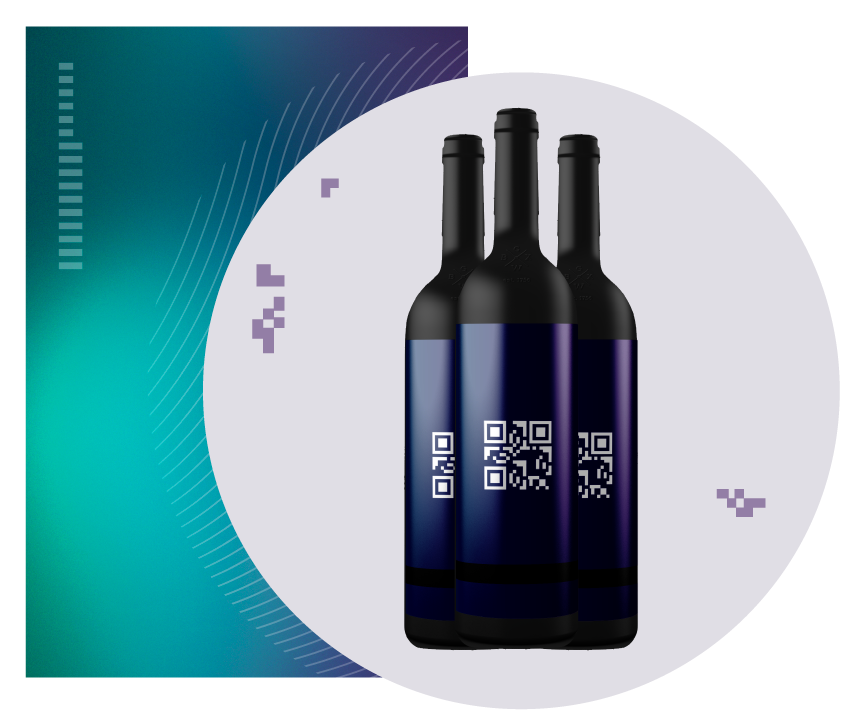 ALC Label - a trip of bottles with an e-label ALC Label - a trip of bottles with an e-label