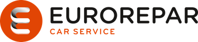 Logo di Eurorepar Car Service con icona arancione e bianca e testo nero.