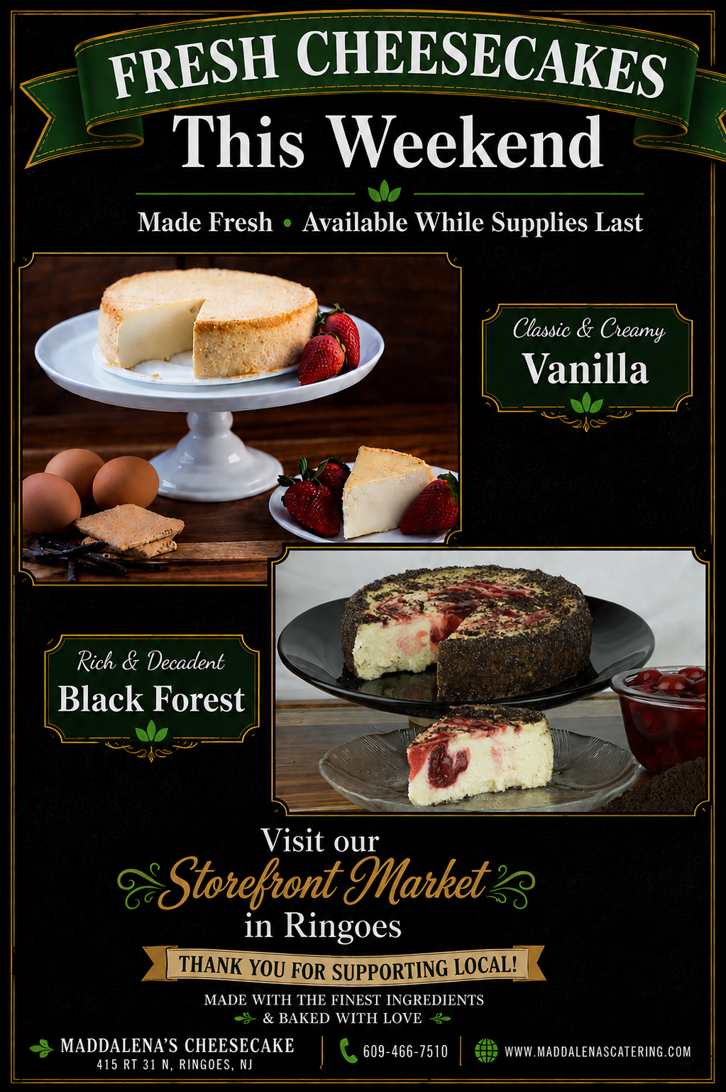 cheesecake様 Classic Cheesecakes | Maddalena's CheeseCake, Sweets, & Gourmet