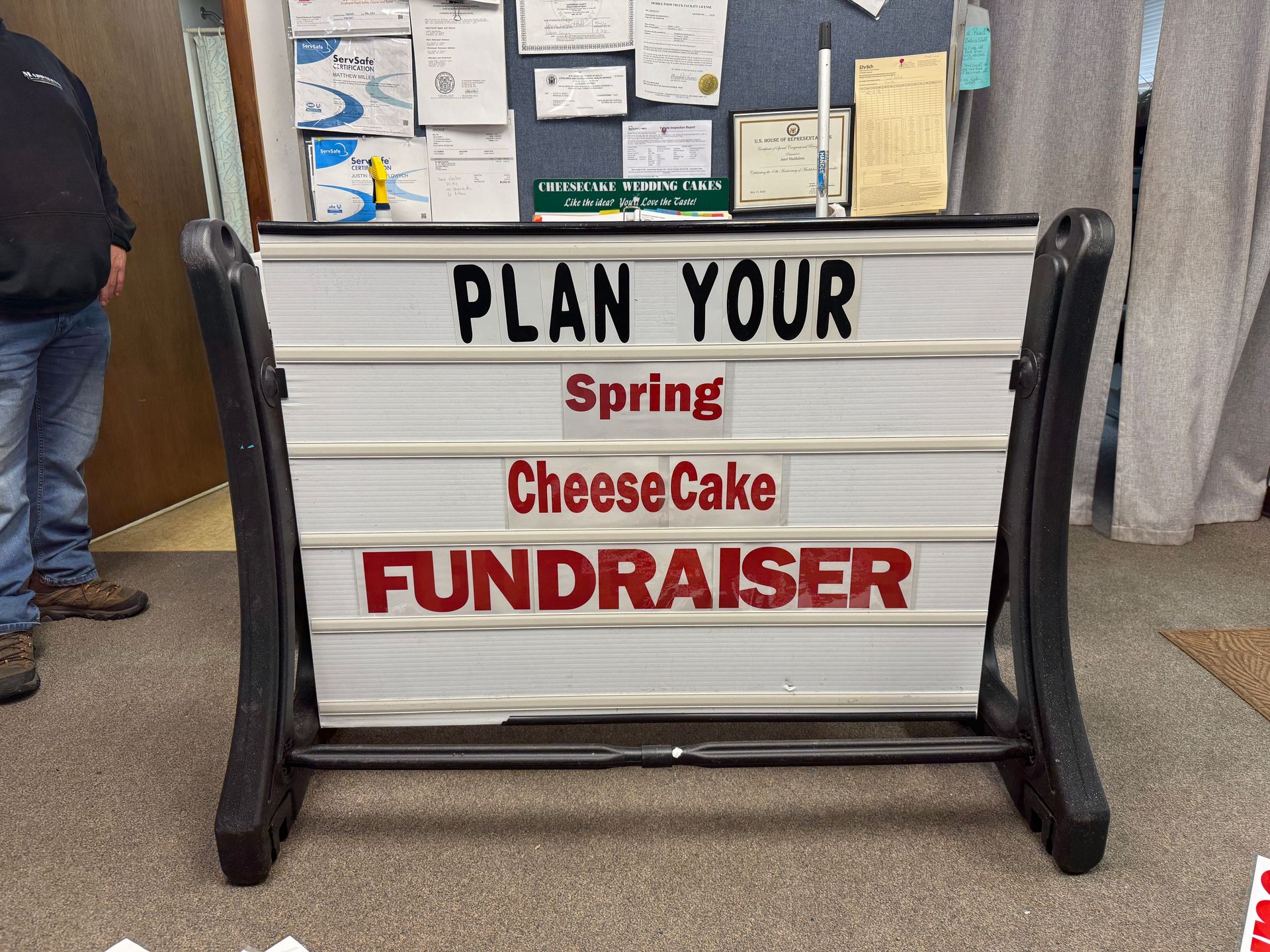 Sign with text 