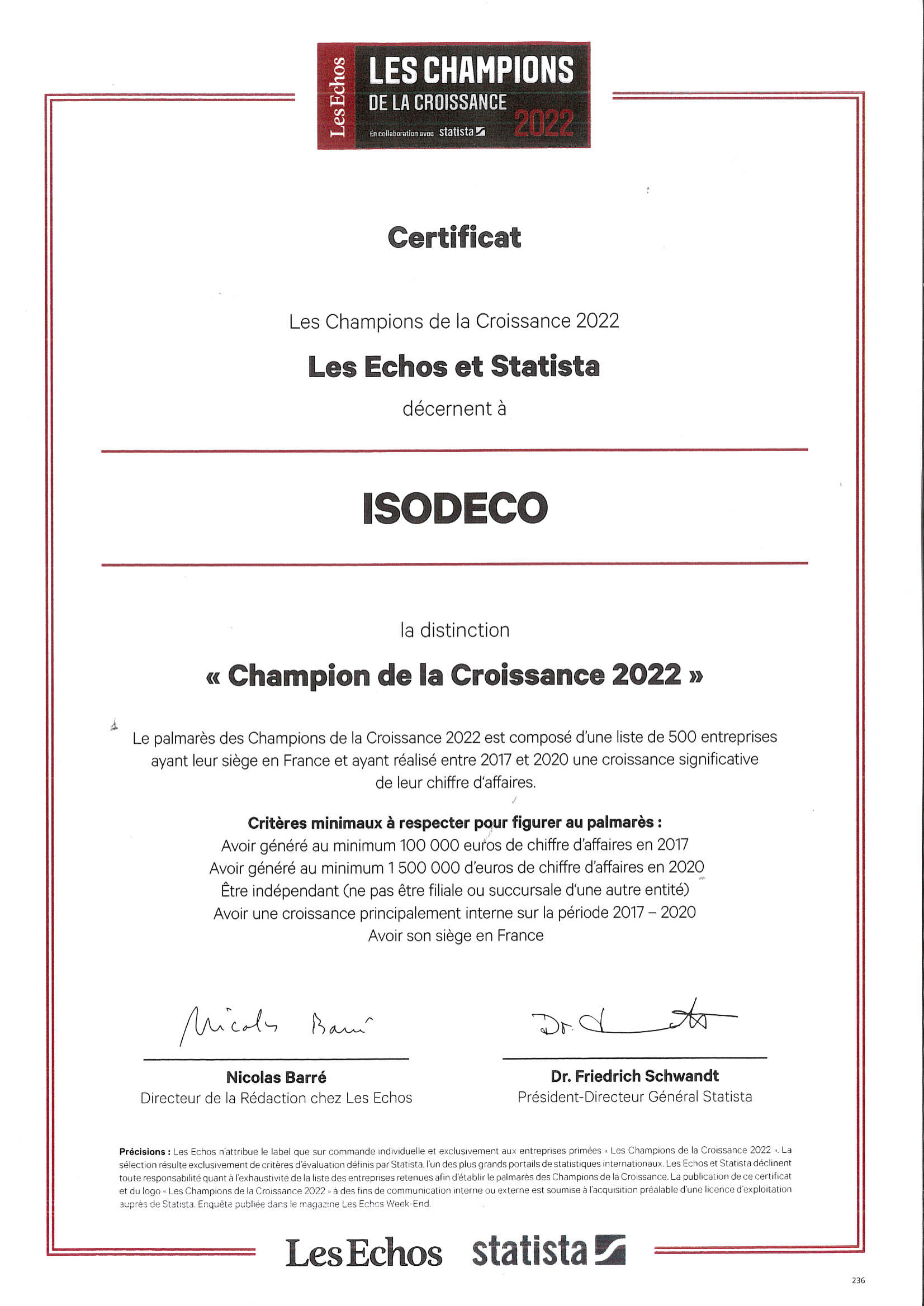 Champion de la croissance