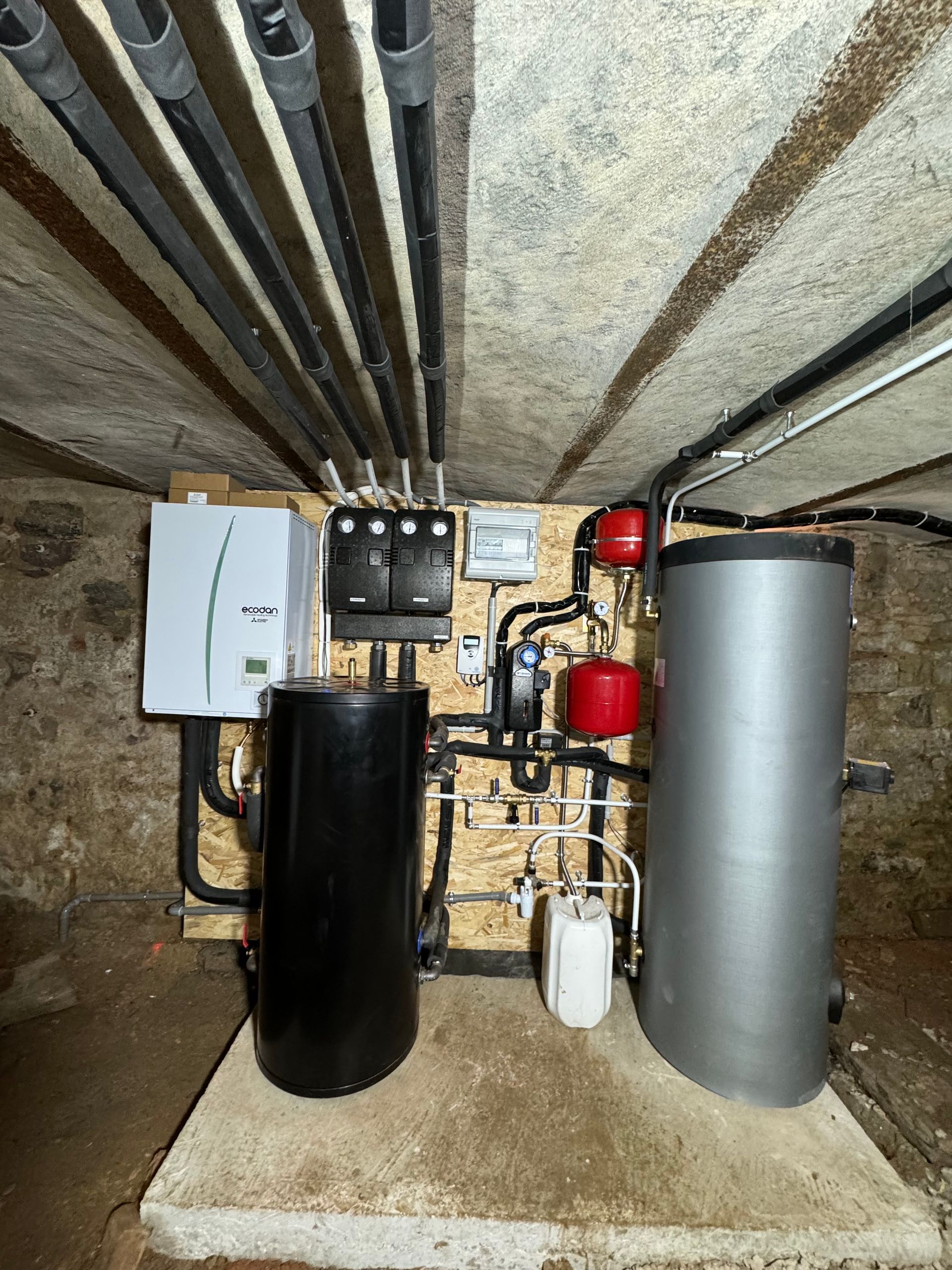 renovation global isolation changement de porte et fenetre et installation de pompe a chaleur en alsace bas rhin hageunau