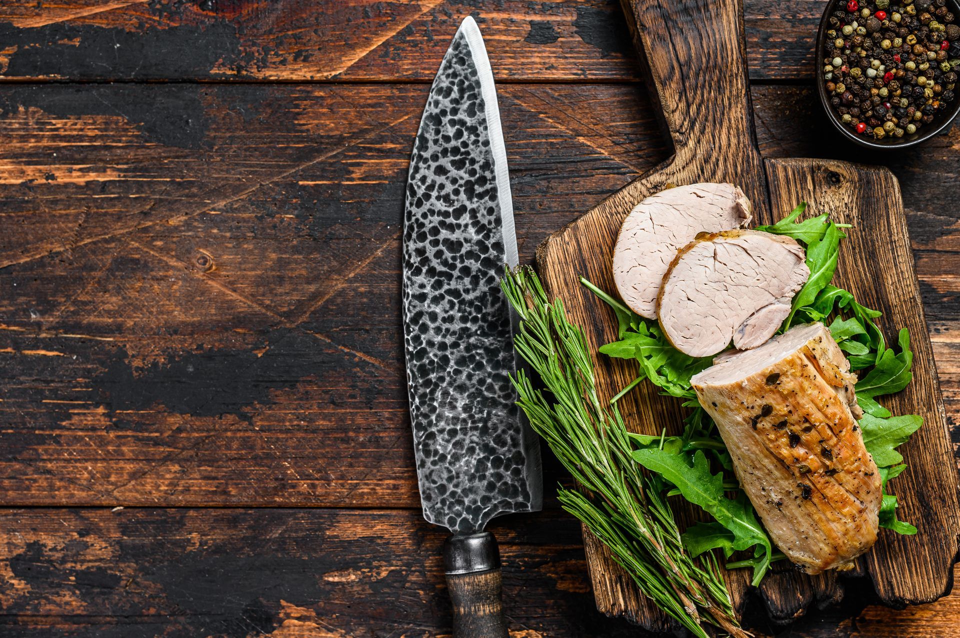 A homemakers sharp kitchen knife