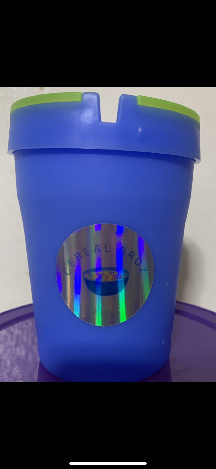 cb ashtray blue