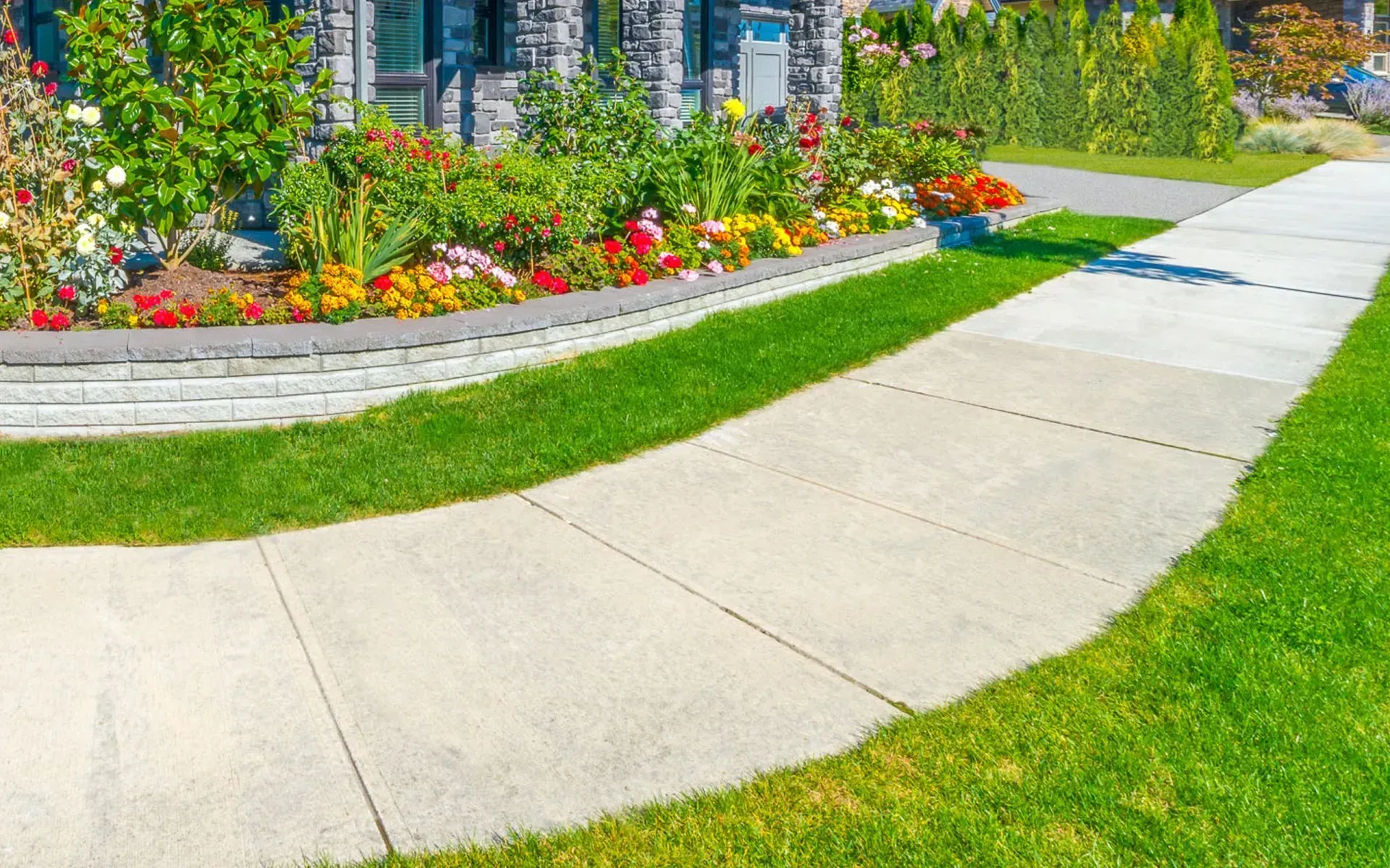 CONCRETE WALKWAY LEVELING
