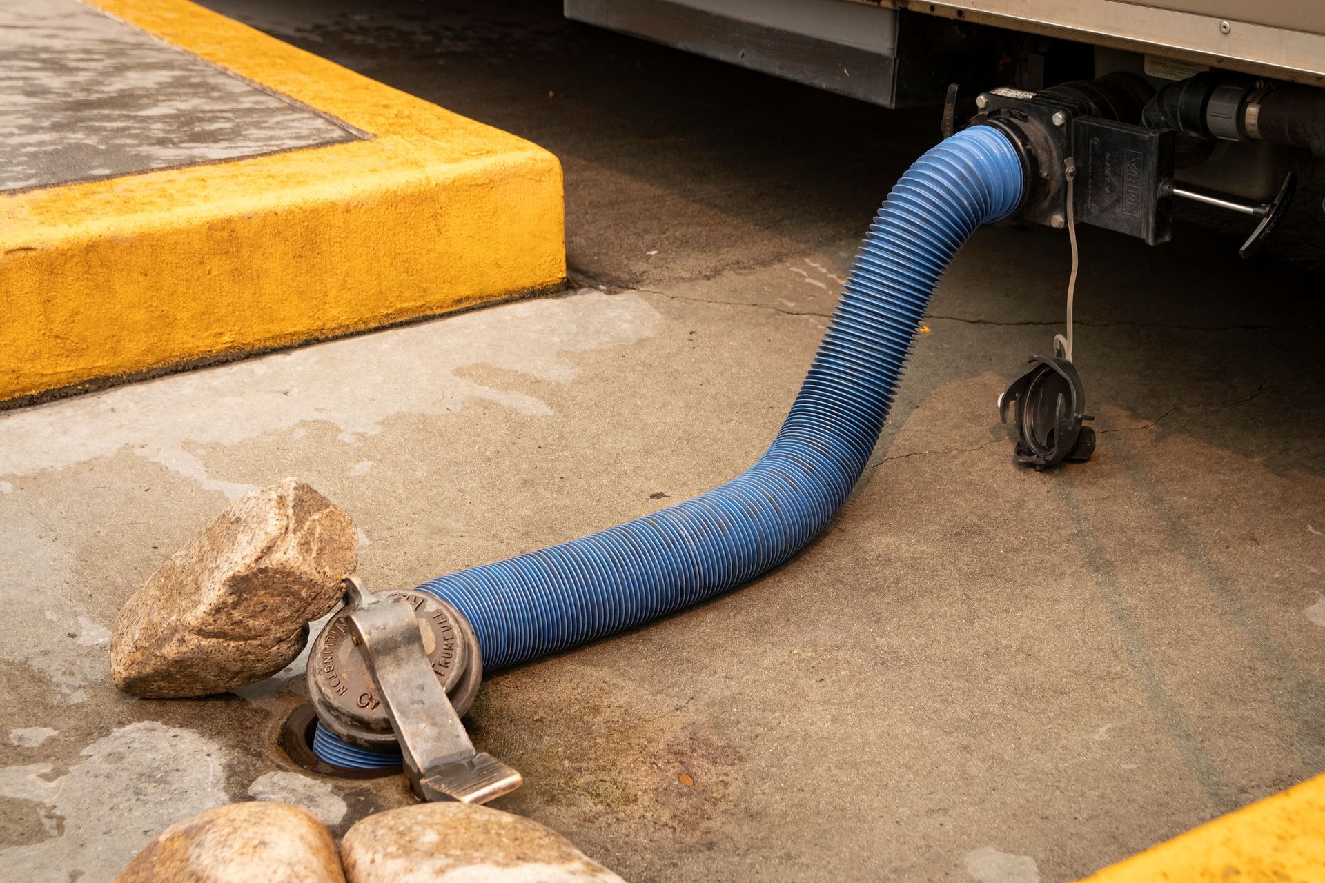 Septic Truck with Pipe — Seaford, DE — McMullen Septic Services