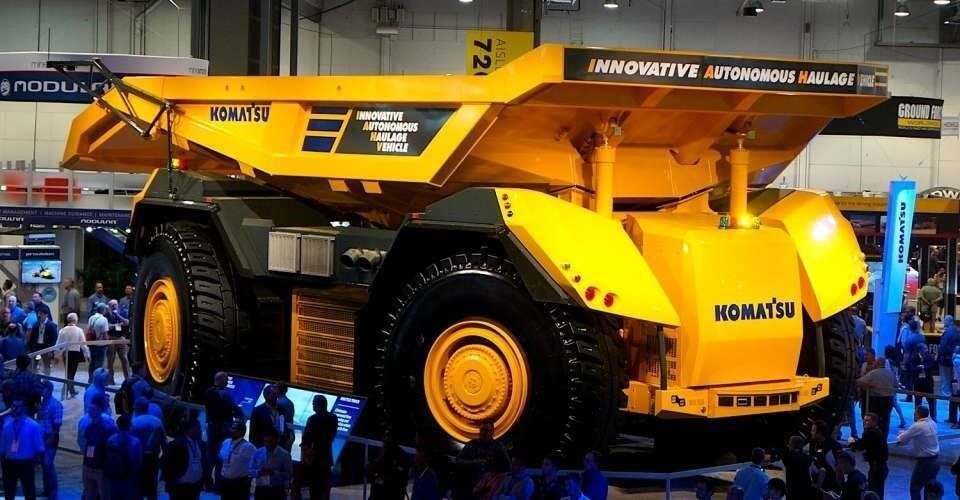 Komatsu innovative Autonomous Haulage Vehicle concept