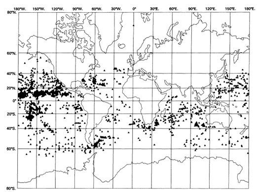 Polymetallic nodule occurrences