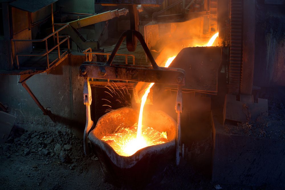 molten copper