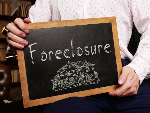 Foreclosure is shown on a conceptual photo using the text – Dayton, OH - C & G Mortgage