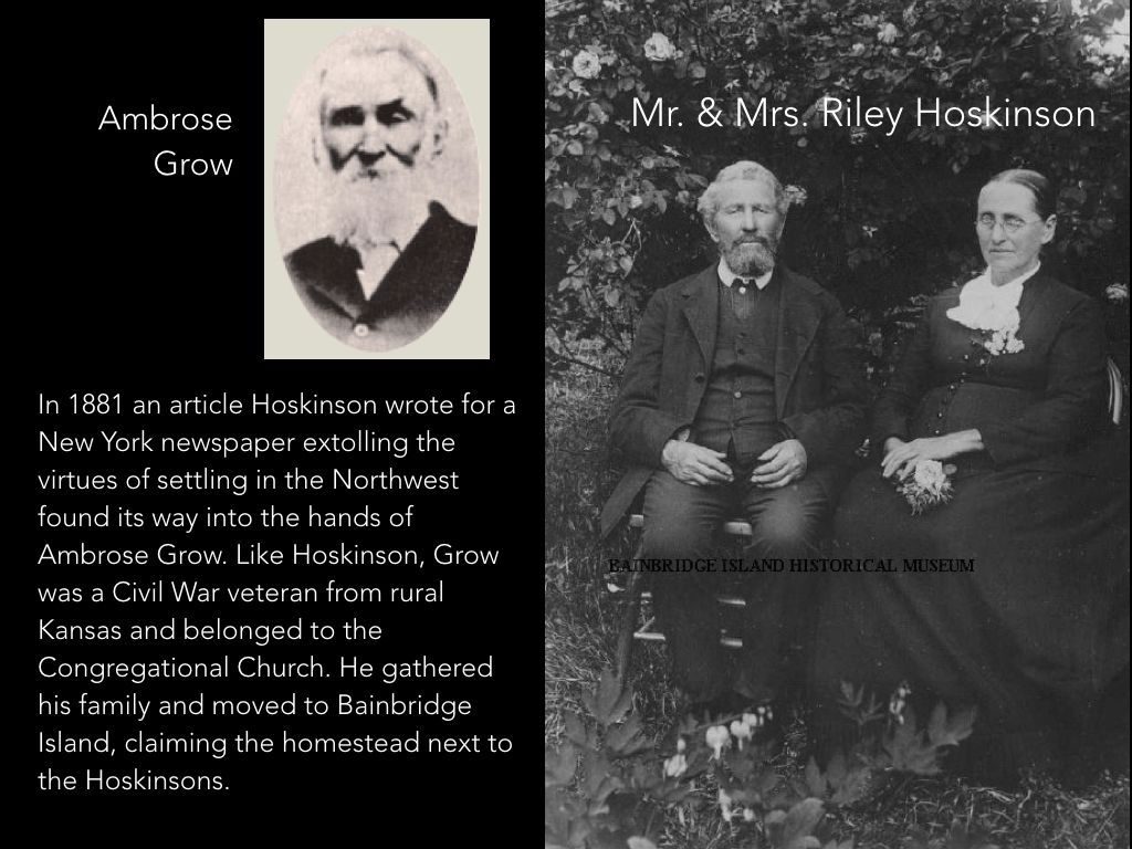 A black and white photo of mr. and mrs. riley haskins