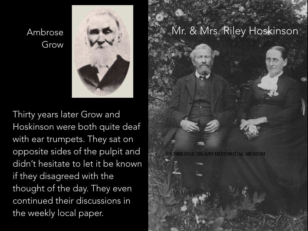 A black and white photo of mr & mrs r. ley haskins