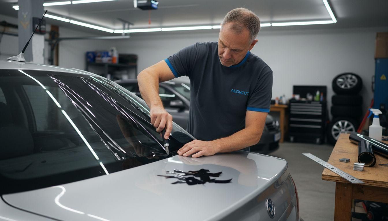 Car window tinting service