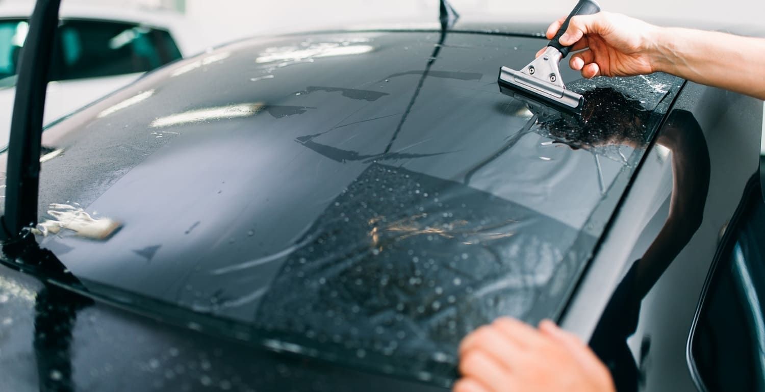 car window tint and bubbles