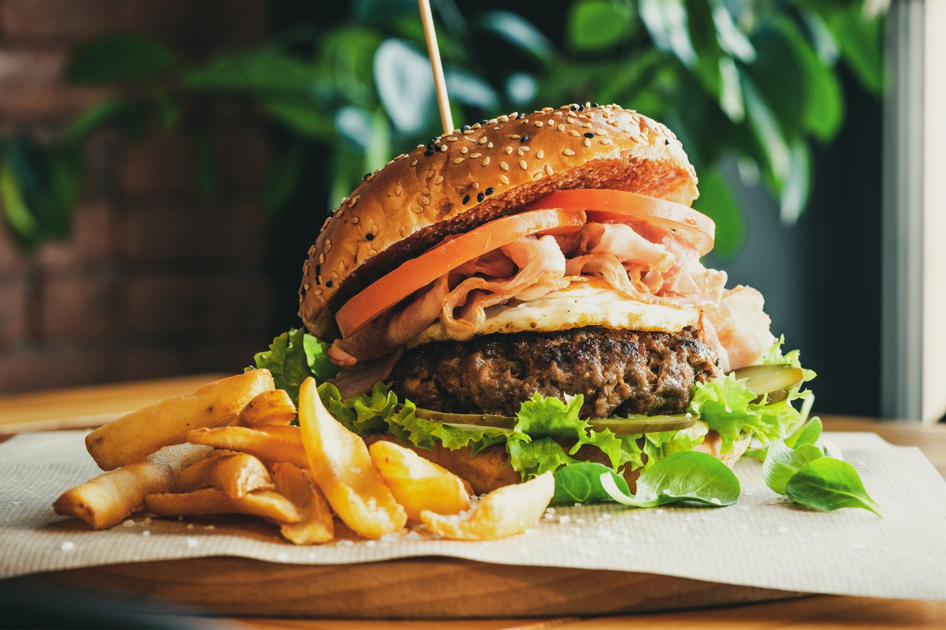 Burger With Fries