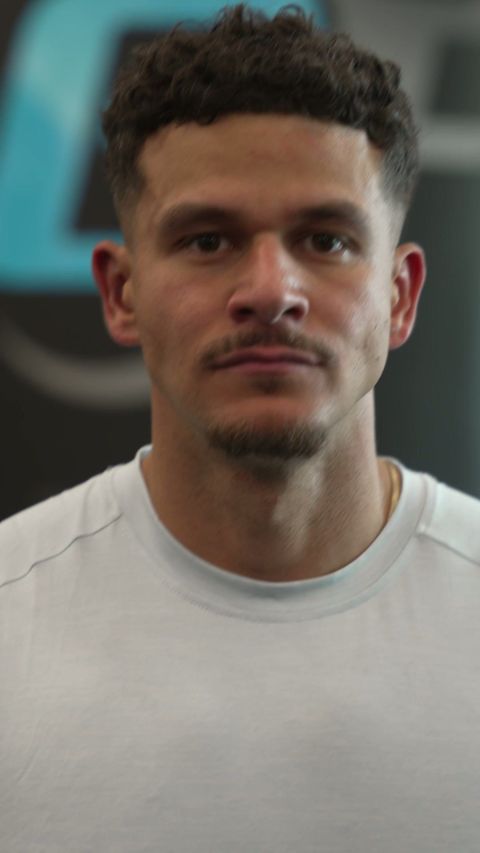 Close portrait of the athlete at GF Fitness — video frame