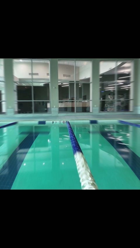 Indoor pool at GF Fitness — video frame
