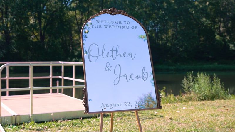 Thumbnail for the video: Jacob & Thea’s wedding highlight video