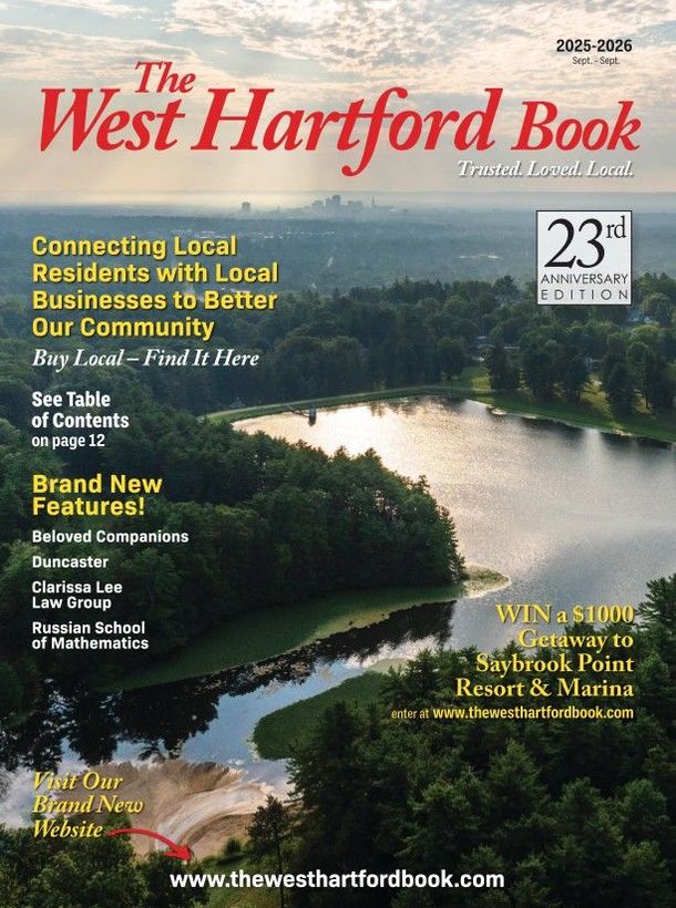 Cover of The West Hartford Book, September 2025 to September 2026 edition