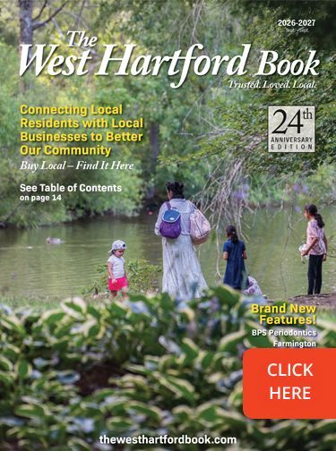 Cover of The West Hartford Book, September 2026 to September 2027 edition