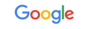 A google logo on a white background