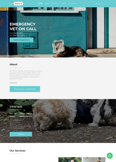 Screenshot of Square Dental homepage
