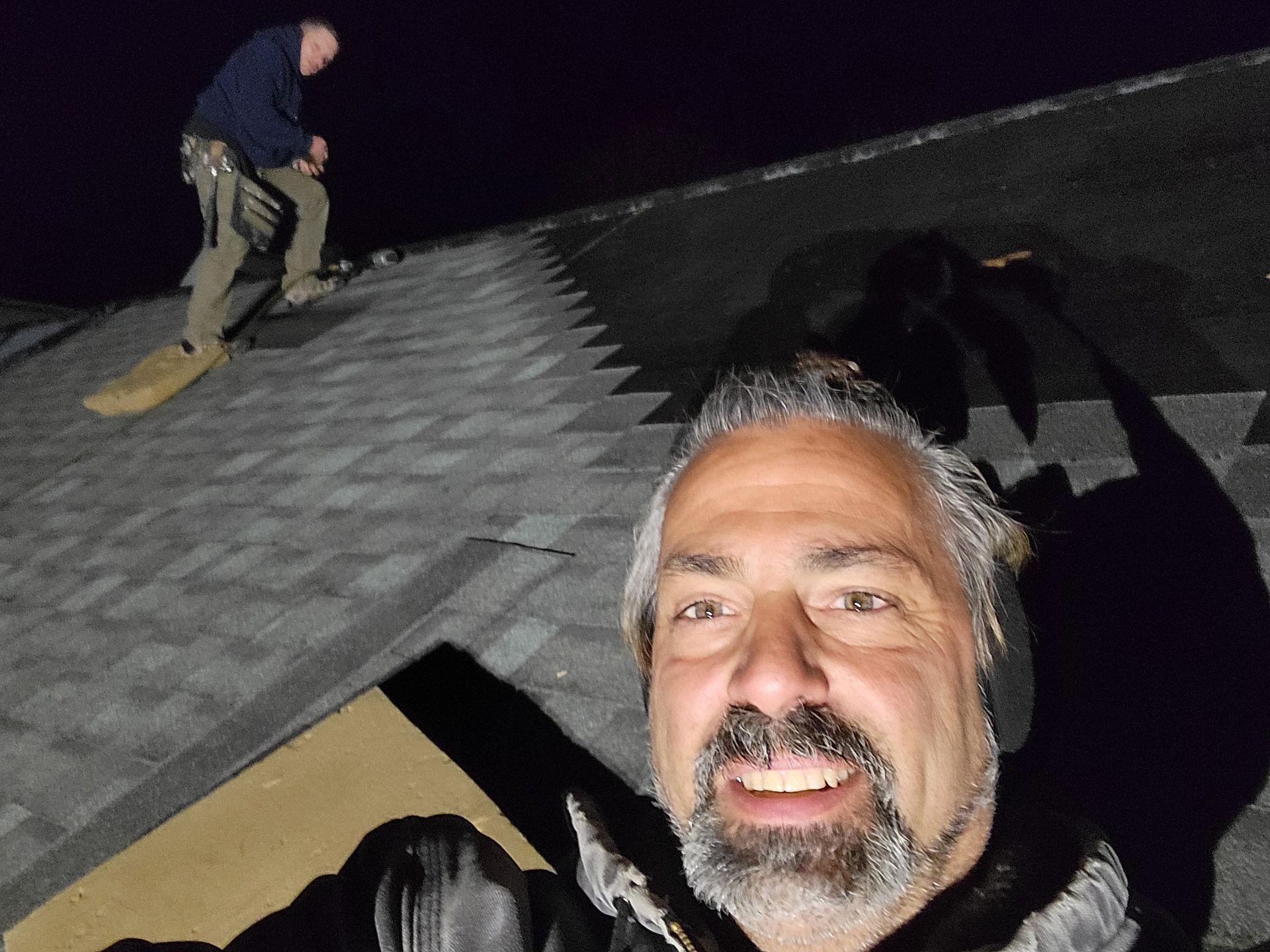 mark on roof