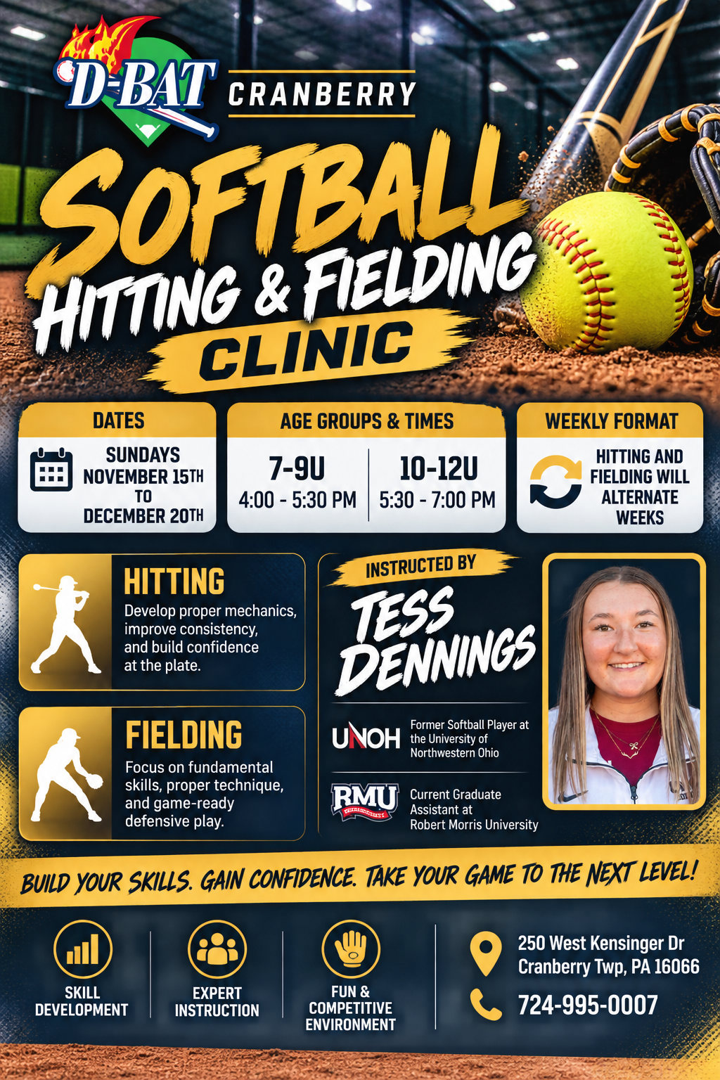 Camp or clinic flyer
