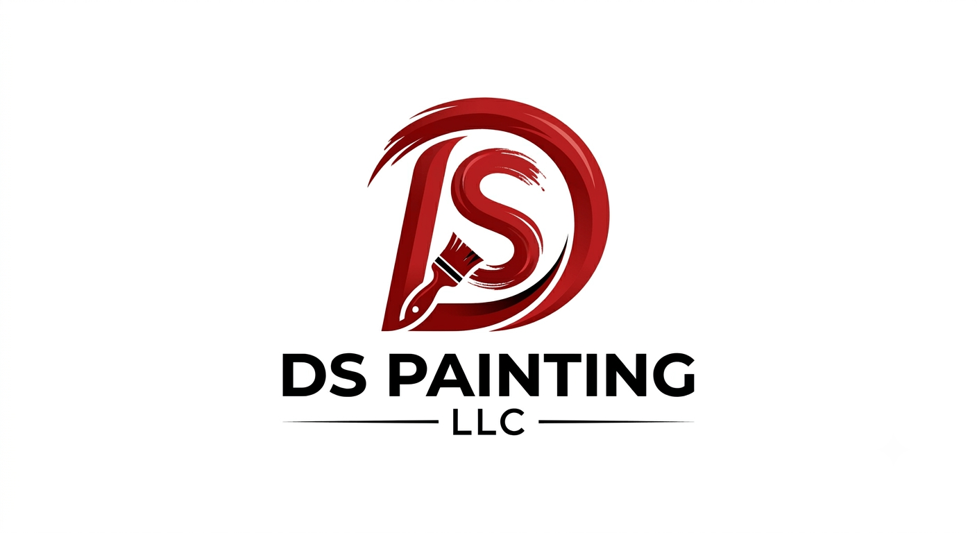 DS Painting LLC logo with stylized red “DS” and black text on a white background
