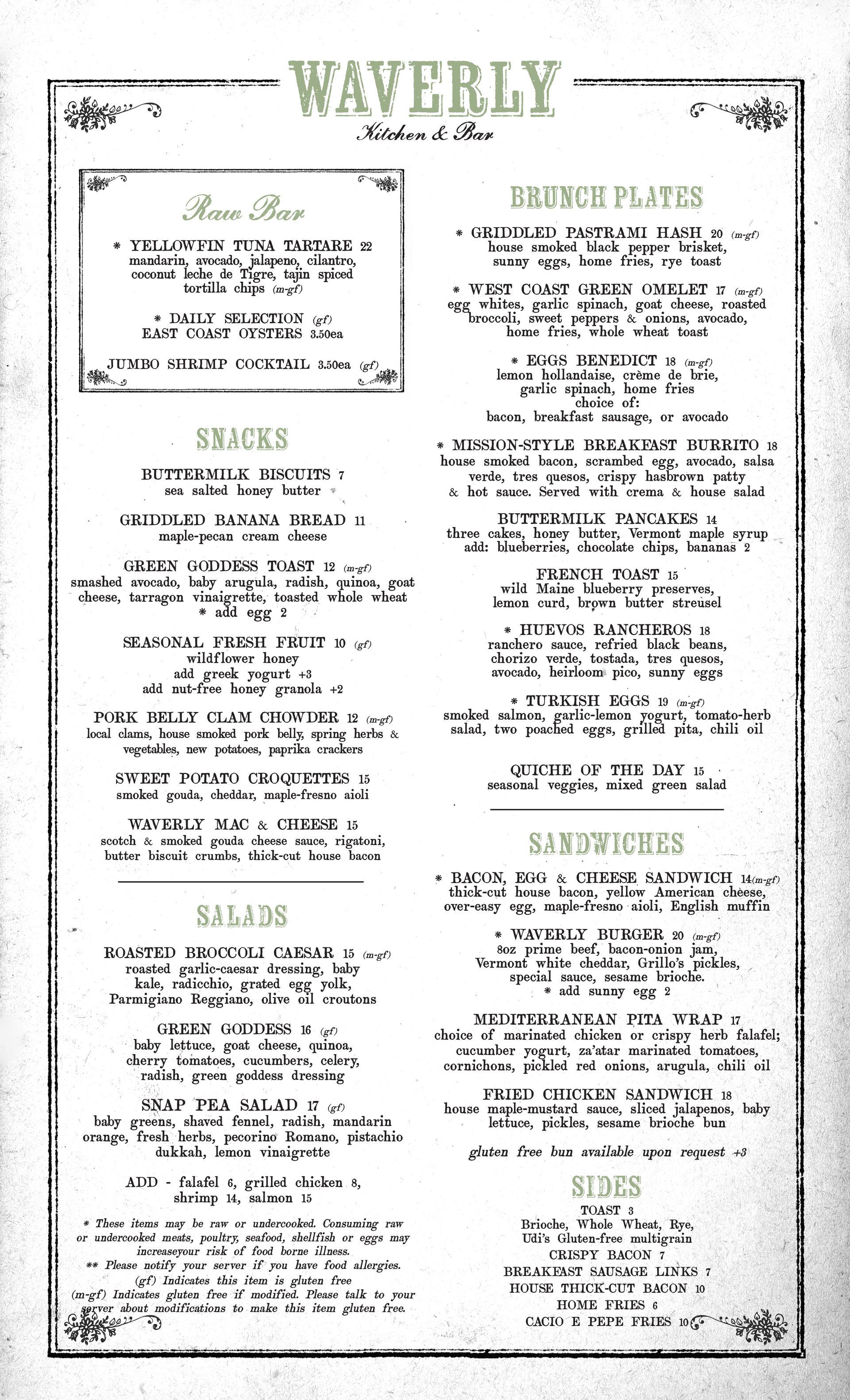 Waverly Kitchen & Bar is a restaurant located in Boston's Charlestown neighborhood.