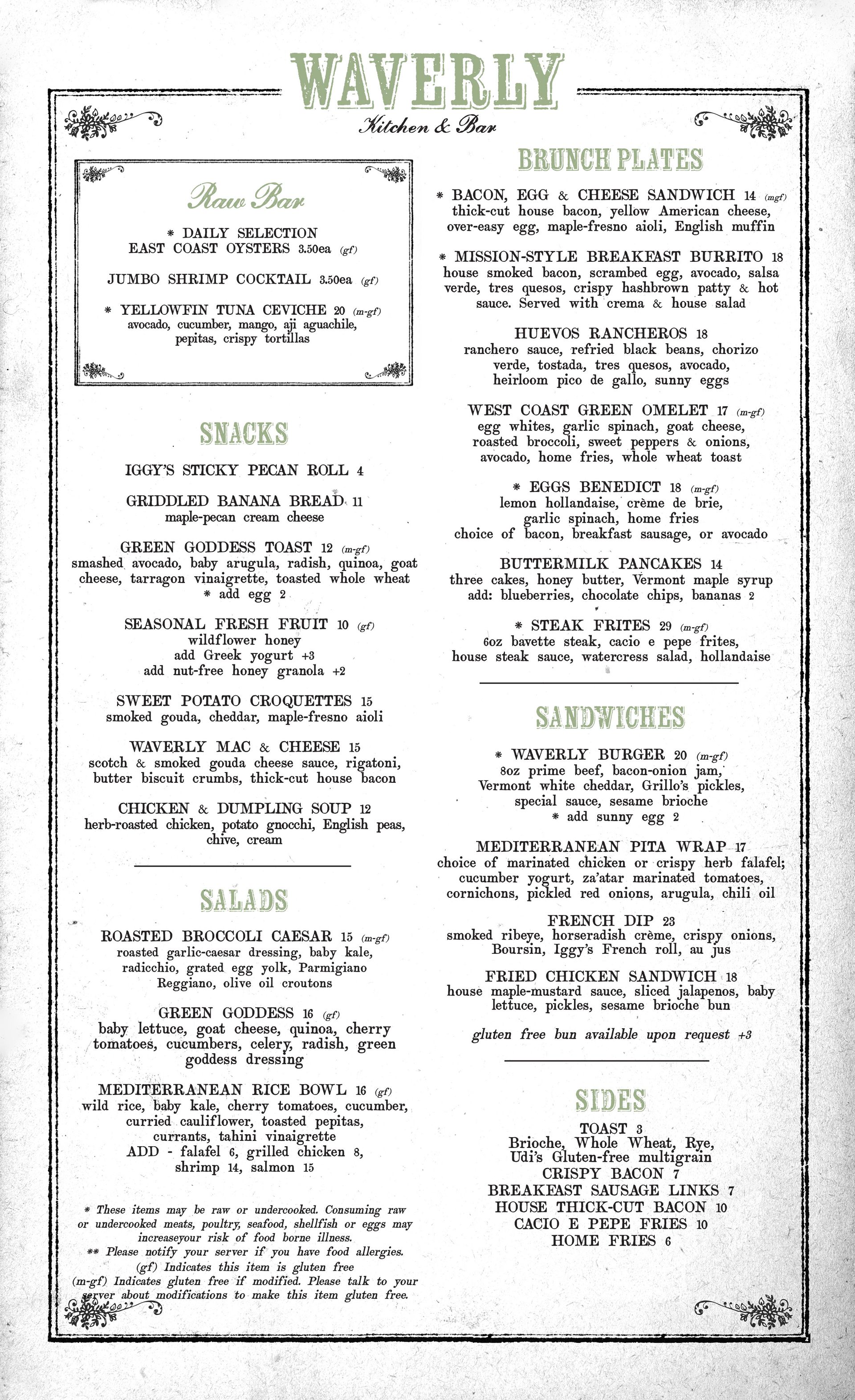 Waverly Kitchen & Bar is a restaurant located in Boston's Charlestown neighborhood.