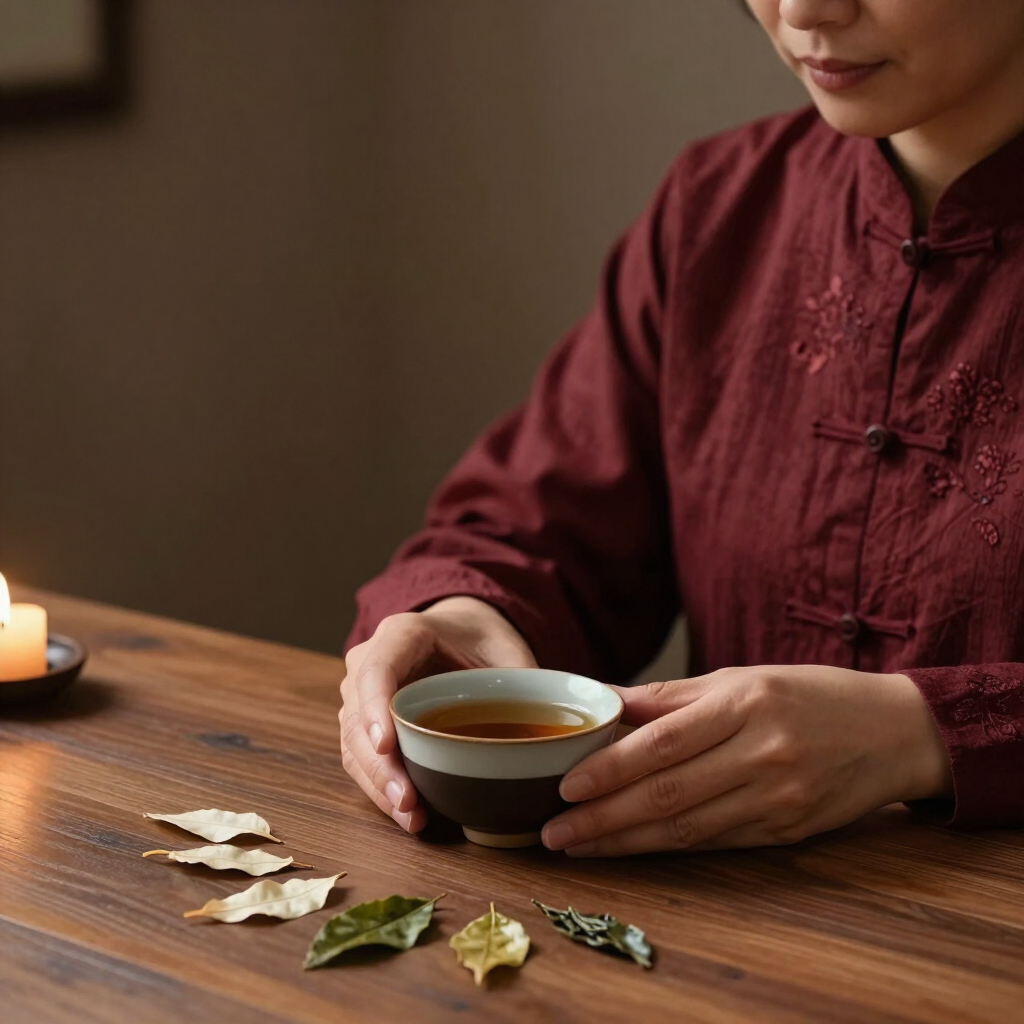 tea leaf cup