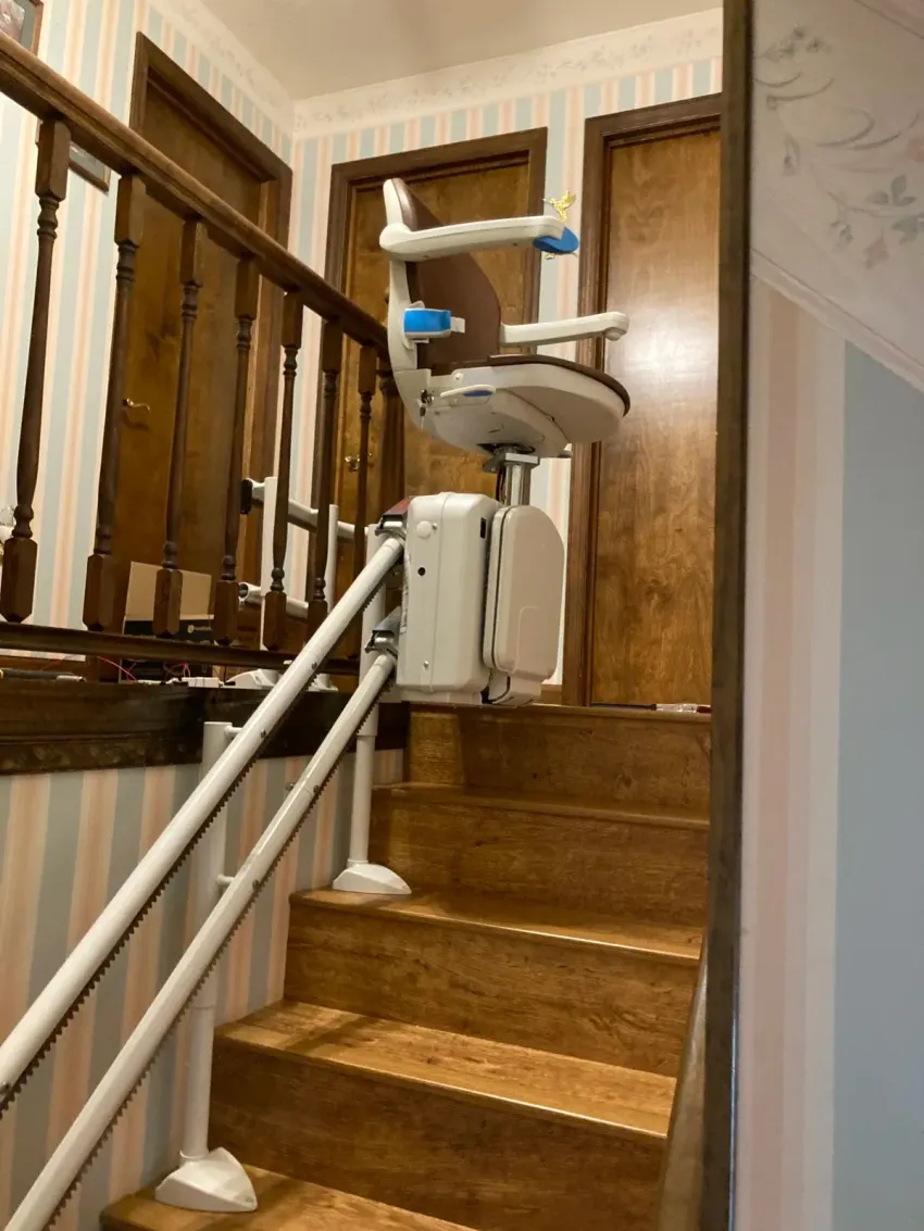 Stair lifts in action