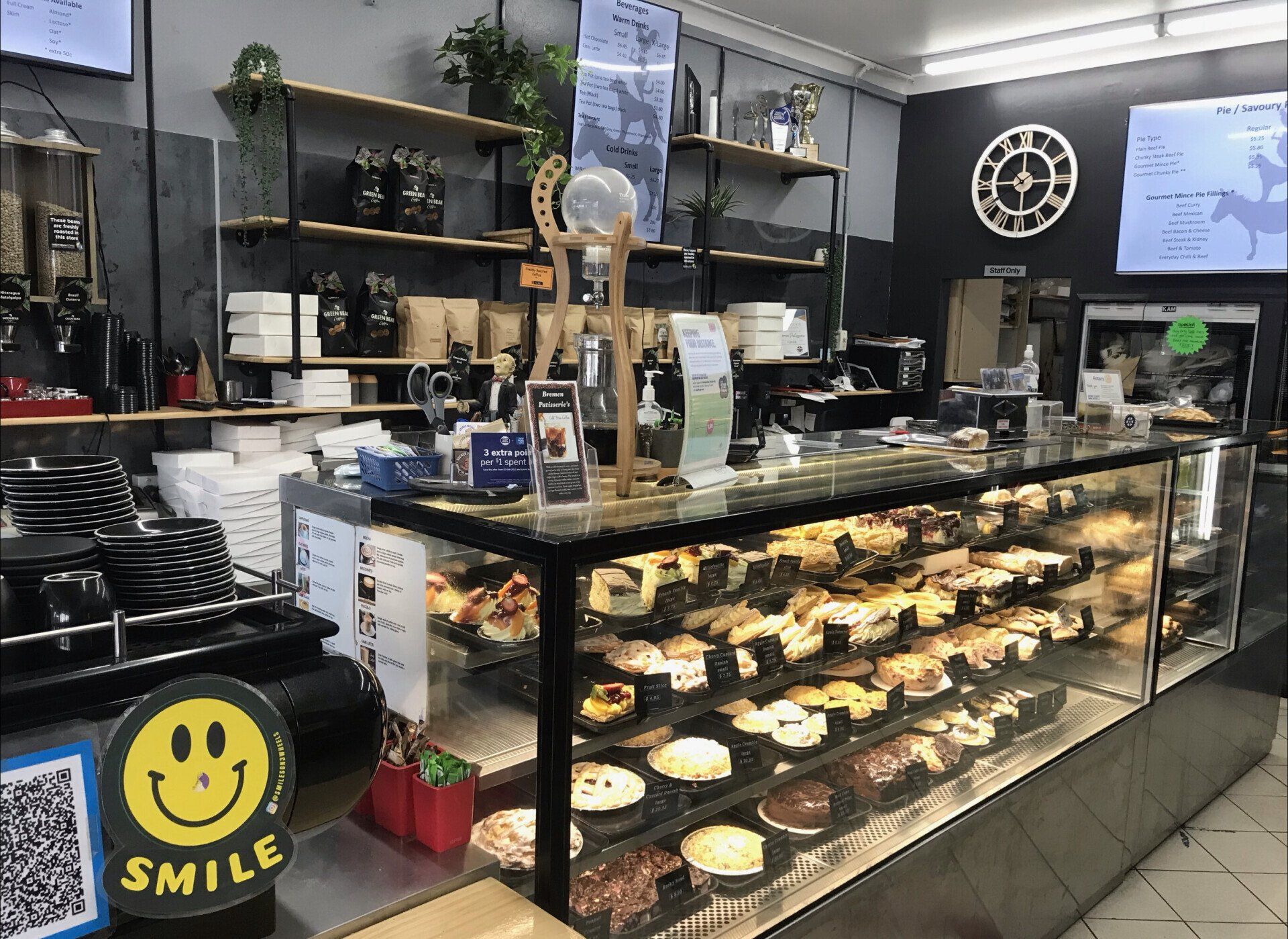 Pie & Cake Display — Pies & Pastries in Umina Beach, NSW