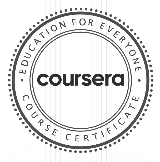 Coursera certificate logo